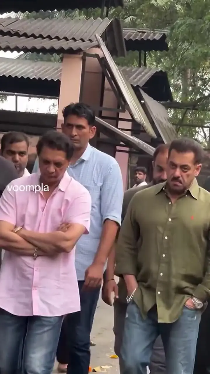 فیلم حضور سلمان خان با بادیگارد مسلح در خیابان های هند