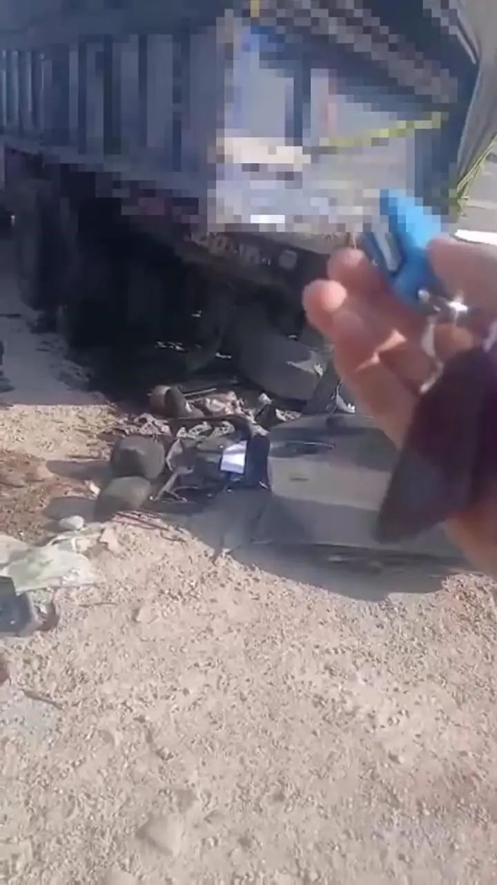 فیلم صحنه مرگ تلخ همسر سقاب اصفهانی، معاون رئیس جمهور در تصادف جاده ای