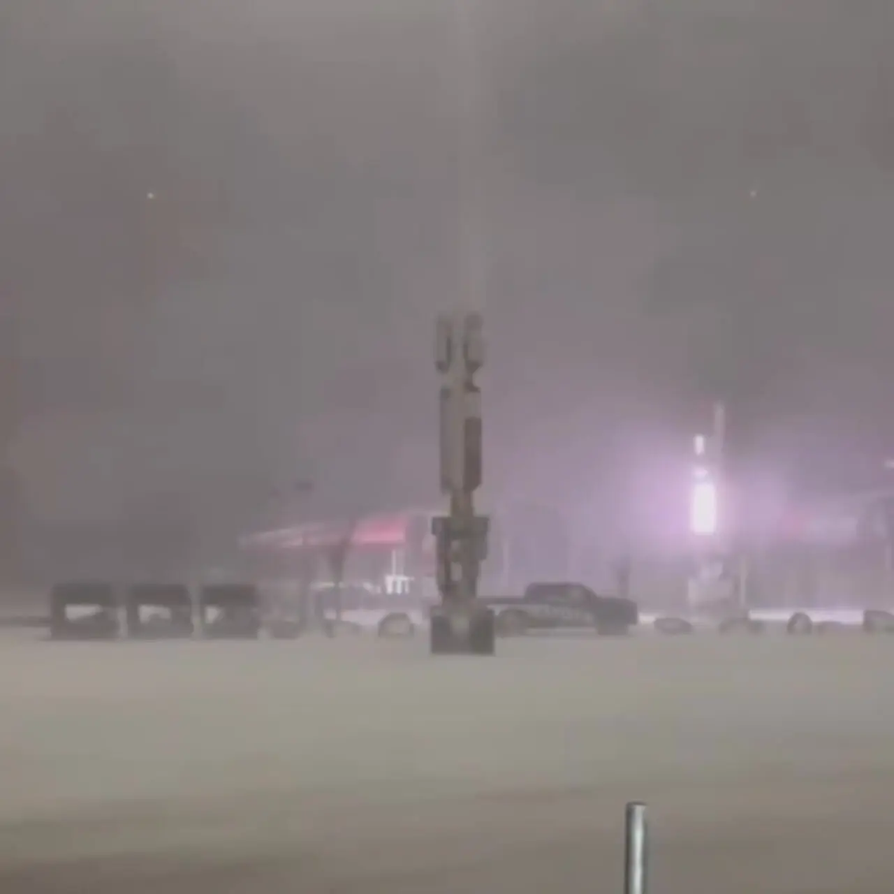 فیلم تصاویر مهیب طوفان و برف در آمریکا