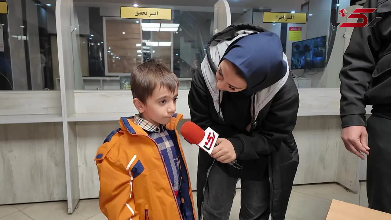 فیلم / نقاشی خلاقانه پسر بچه برای تشکر از پلیس تهران