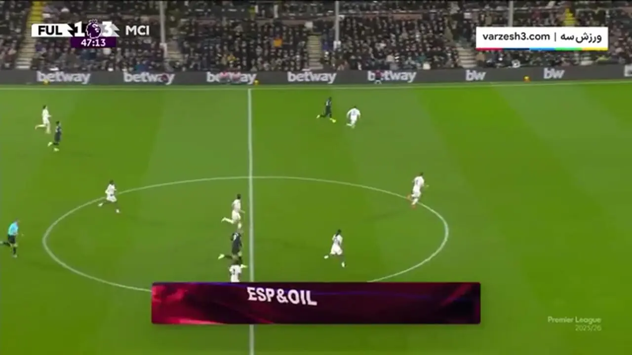 خلاصه بازی فولام 4 - منچسترسیتی 5