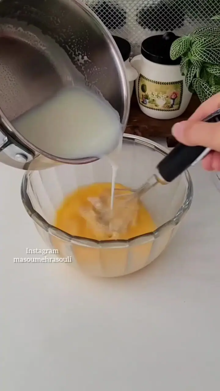 فیلم طرز تهیه کرم کارامل خانگی