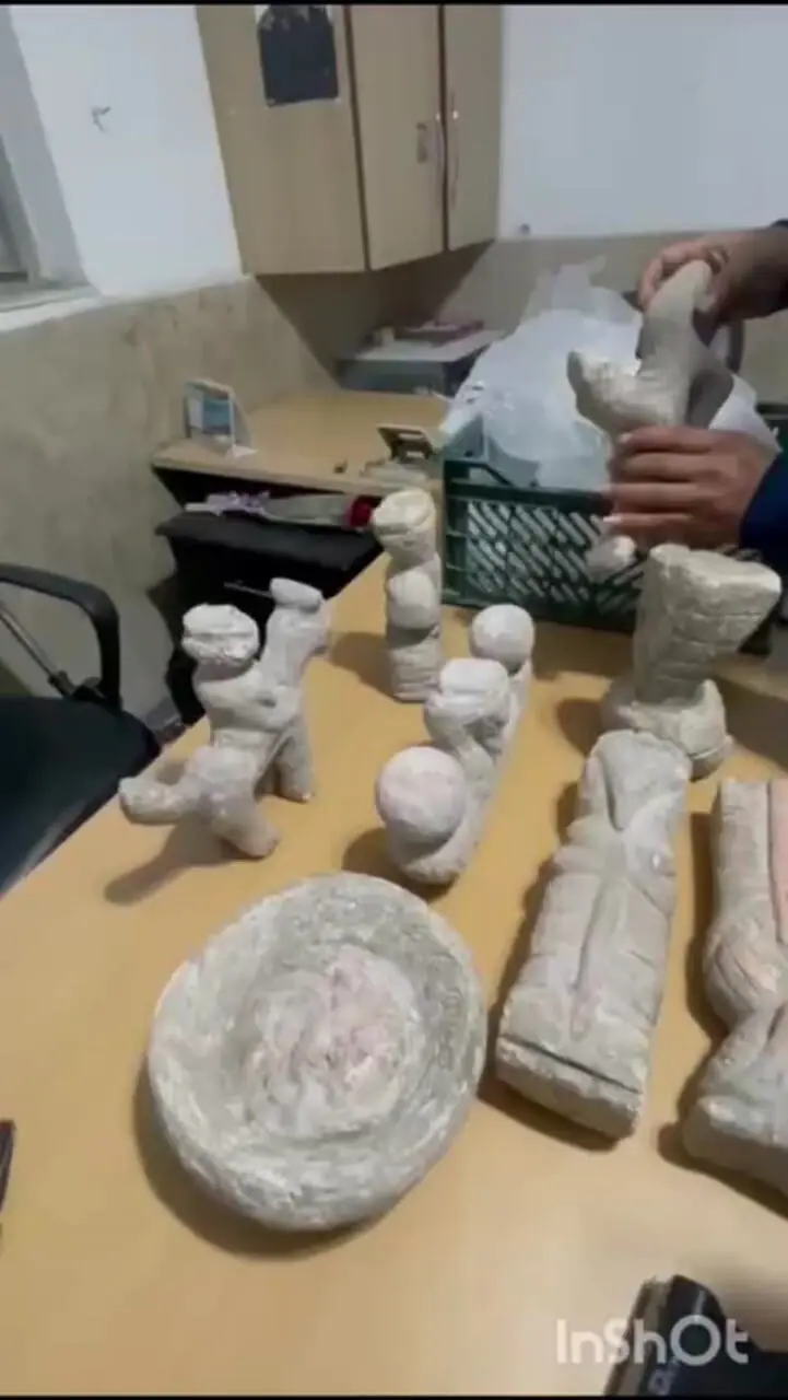 فیلم کشف اشیای ارزشمند دوران ایلامی در فریدونکنار