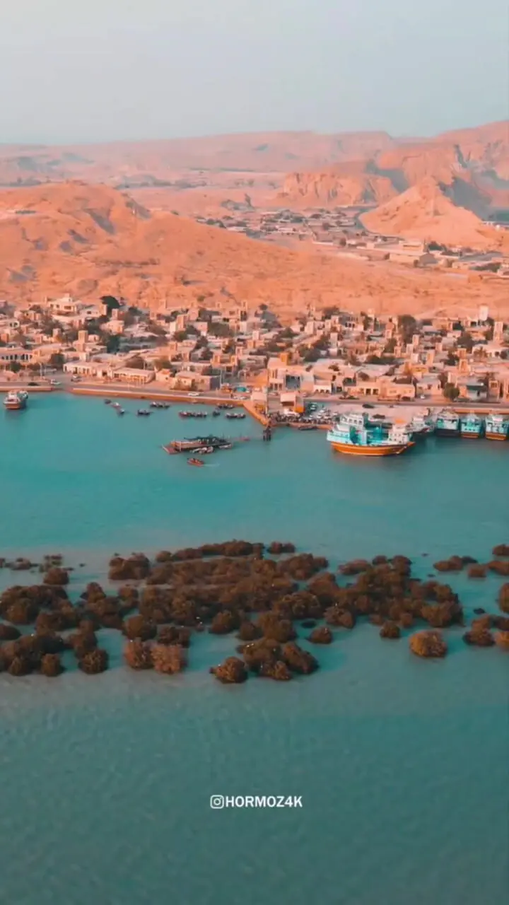 بندر لافت جزیره قشم + فیلم