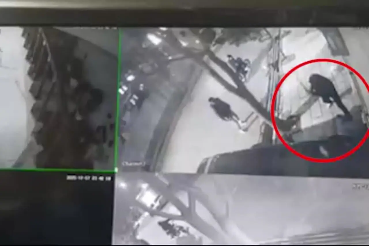 فیلم ضرب و شتم وحشتناک در بلوار دانشجو مشهد / دو مهاجم با چماق مرد جوان را هدف گرفتند!