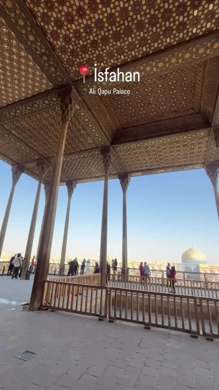 زیبایی چشم نواز عمارت عالی قاپو + فیلم 