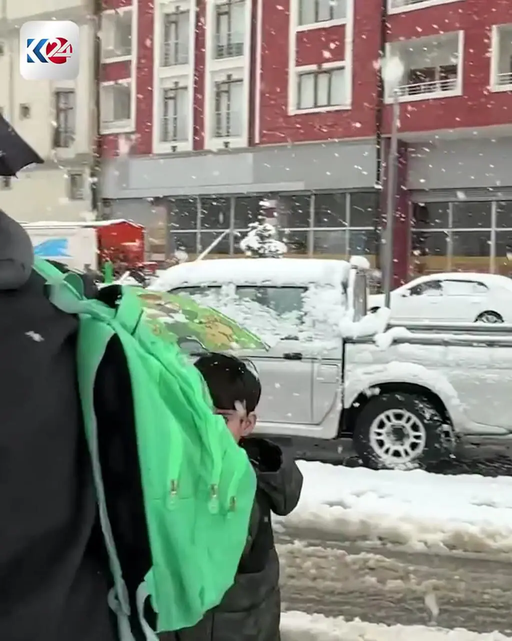 فیلم پوشش سفید برف در مناطق مرزی ترکیه