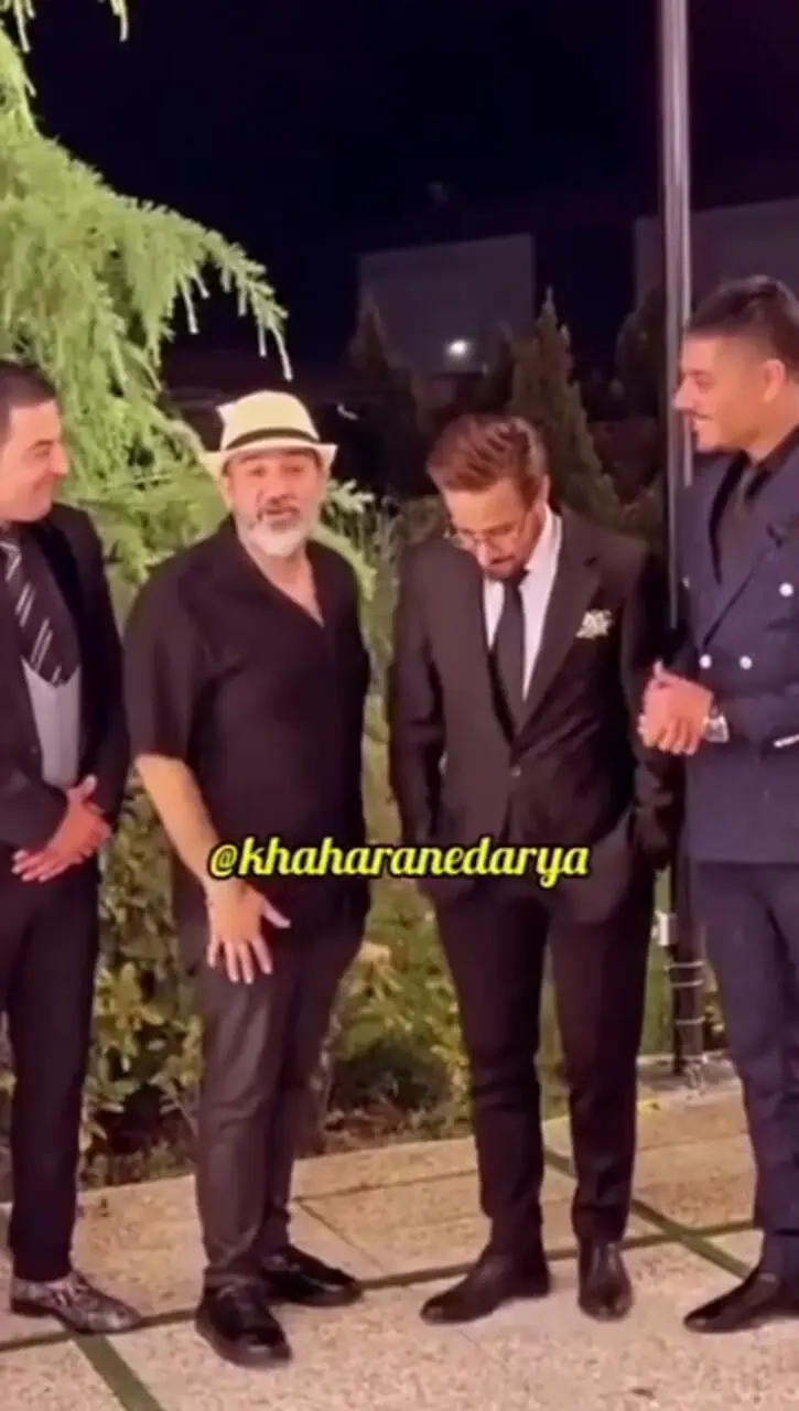 فیلم / نگاهی به حضور بازیگران در جشن عروسی باشکوه حسین سلیمانی و زن زیبایش /  از پژمان بازغی و مهوش وقاری تا حمید عسگری و باربد بابایی از ...در عاشقانه ترین شب عروس و داماد