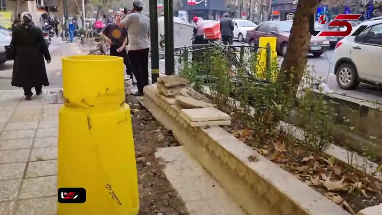 آبیاری قطره ای درختان توسط شهرداری تهران ، به خیابان های ولیعصر و شریعتی رسید + فیلم