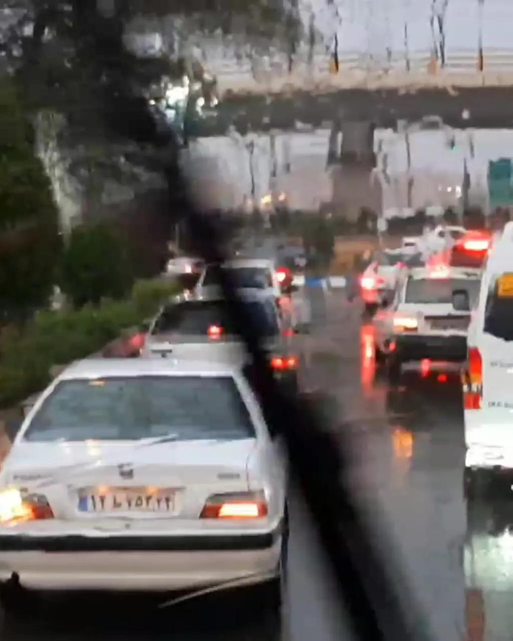 فیلم بارش شدید باران در شهرستان بندرماهشهر