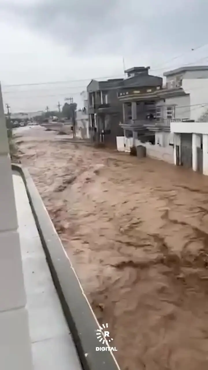 فیلم سیل هولناک در چمچال کردستان عراق