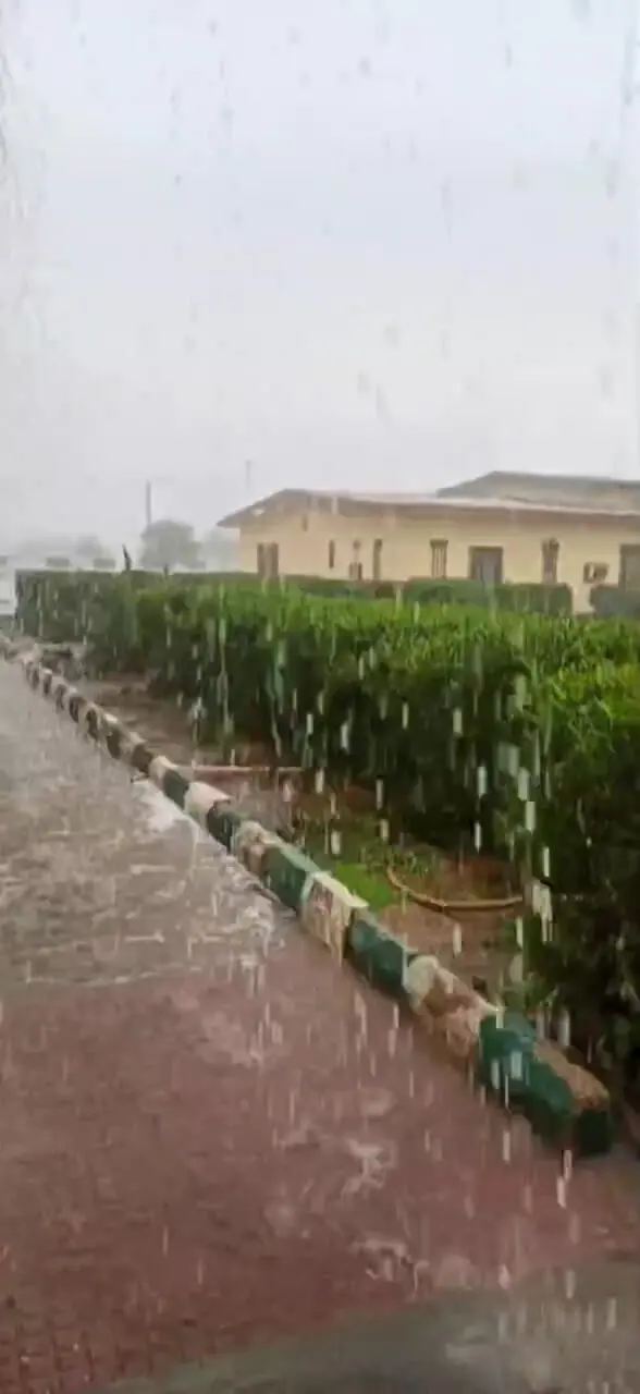 فیلم بارش سنگین و سیل آسای باران در رامشیر خوزستان