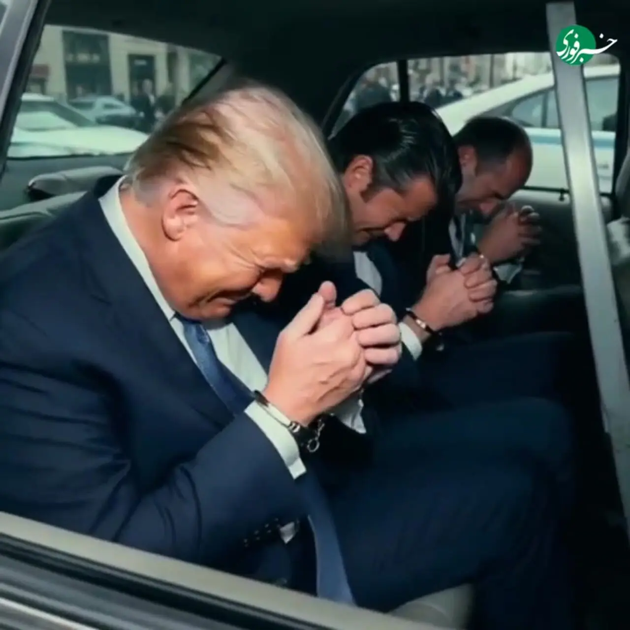 نیوسام، ترامپ را با هوش مصنوعی بازداشت کرد + فیلم