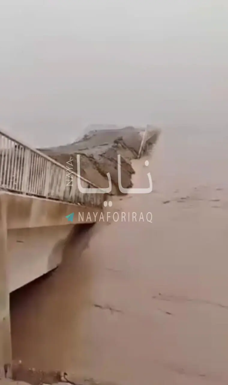 فیلم خسارات سنگین سیل اخیر عراق