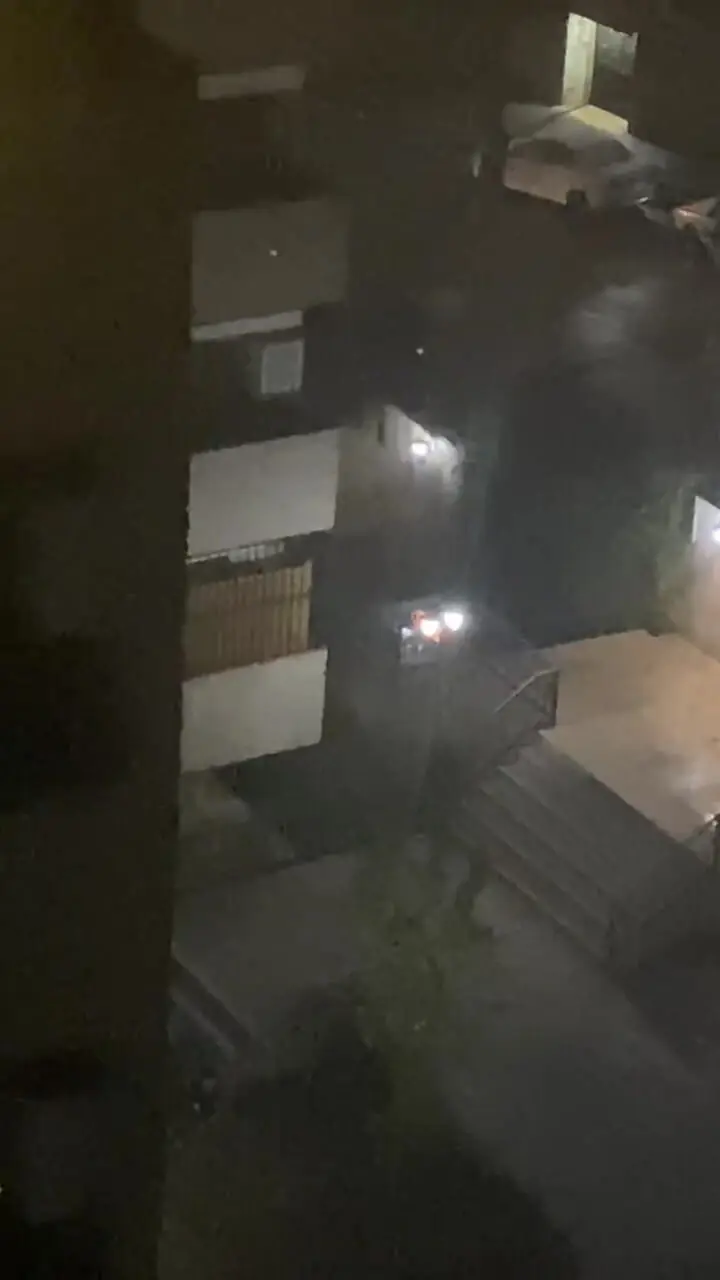 فیلم بارش زیبای برف دیشب در پردیس