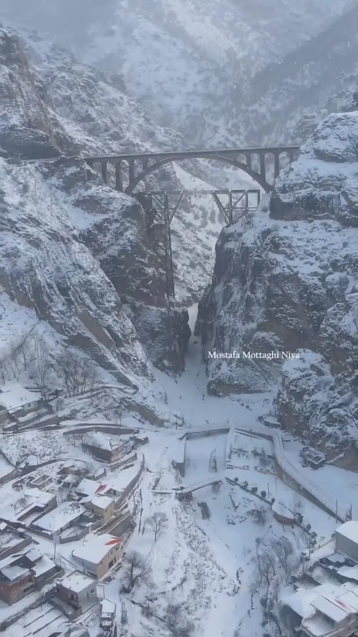 فیلم زیبایی پل ورسک در ارتفاعات سوادکوه