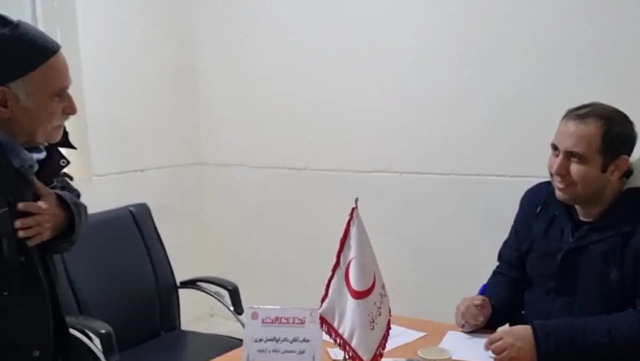اعزام تیم توانبخشی هلال‌ احمر زنجان به سپیددشت برای غربالگری رایگان اسکلتی عضلانی کودکان