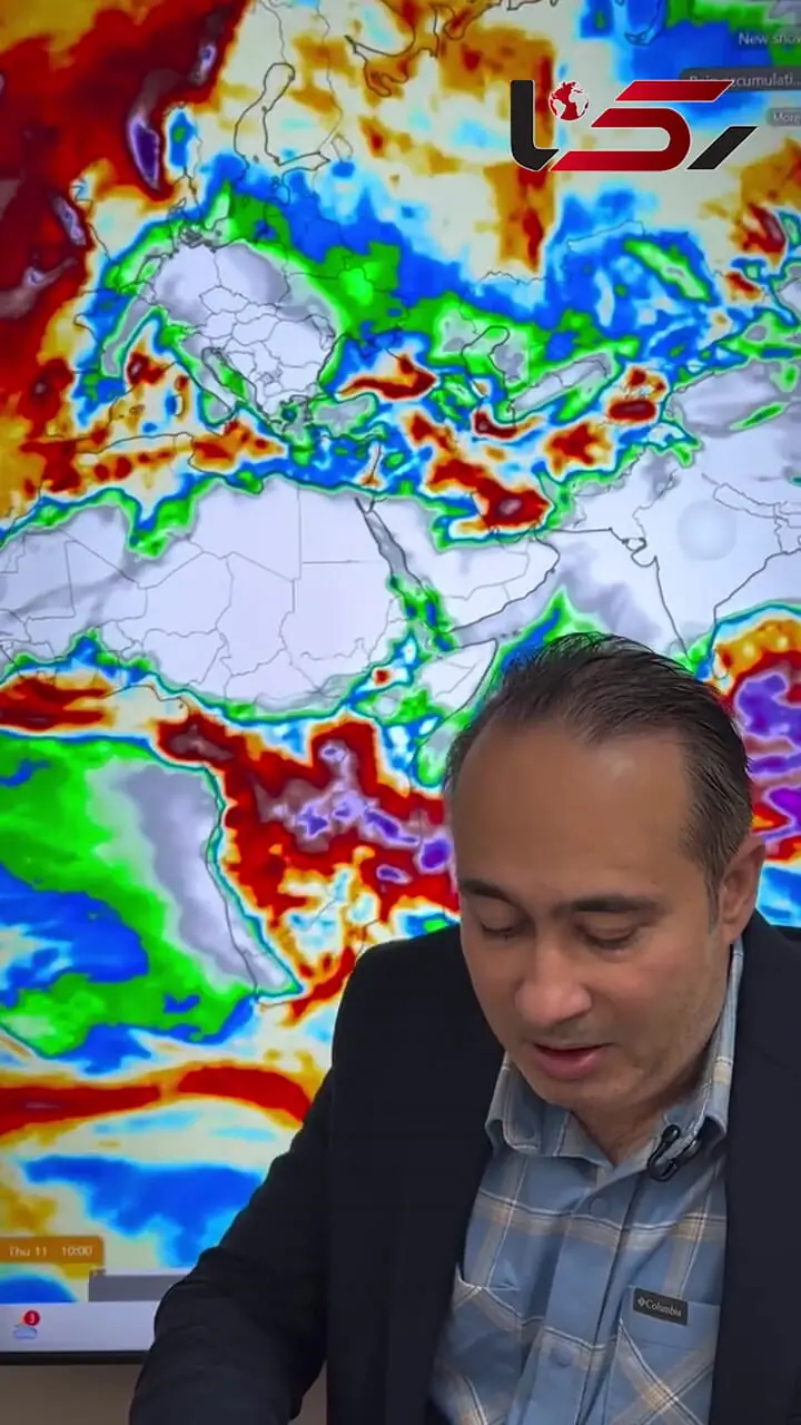 ایران در بارندگی جفت شیش آورد؛ ابرها در آسمان ایران ماندگار شدند + فیلم