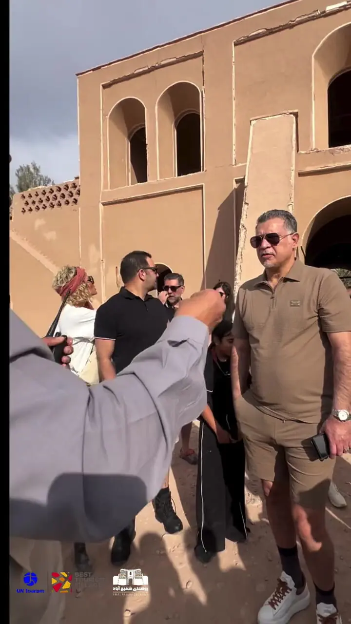 فیلم بازدید علی دایی از روستای ثبت جهانی شفیع آباد