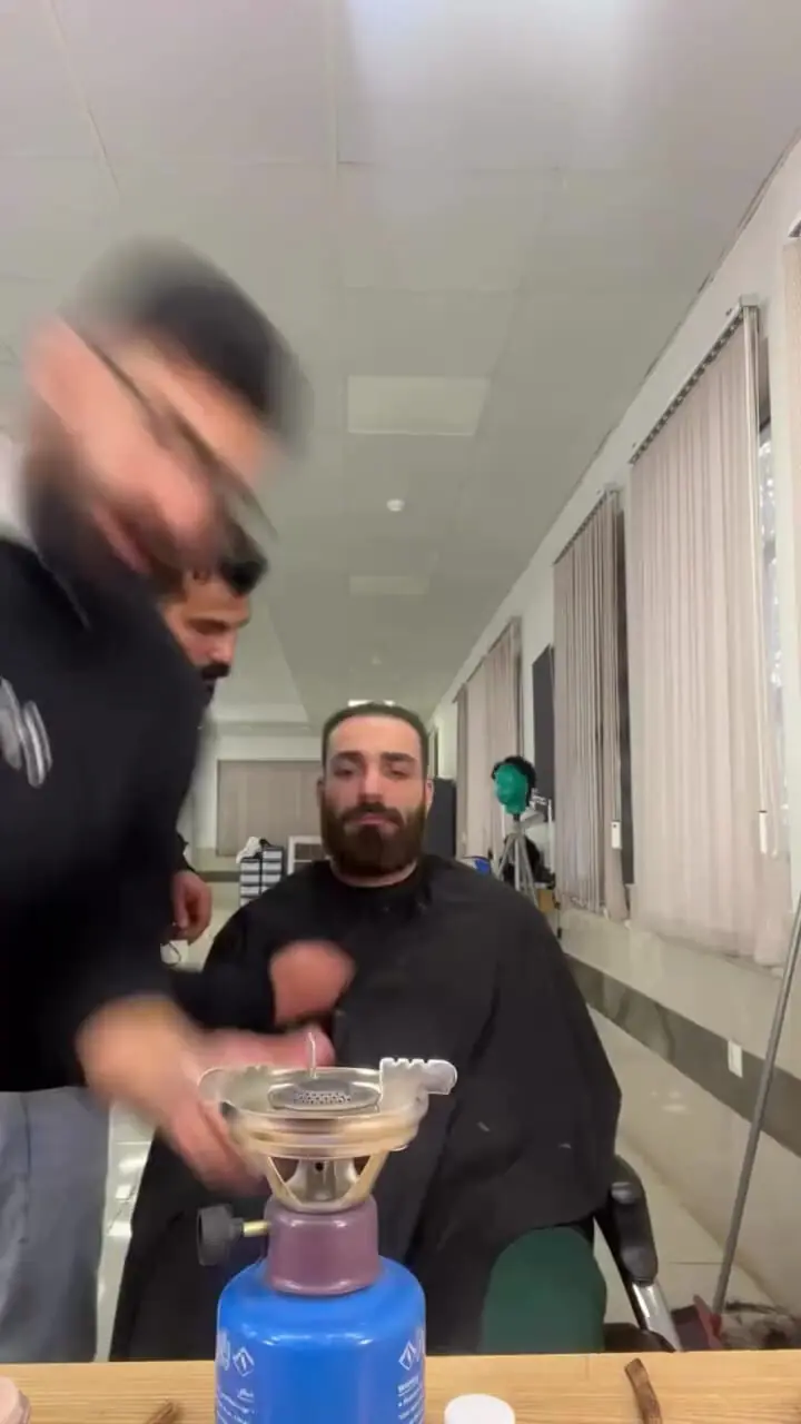 فیلم گریم حمید صفت برای نقش اصلان در بامداد خمار