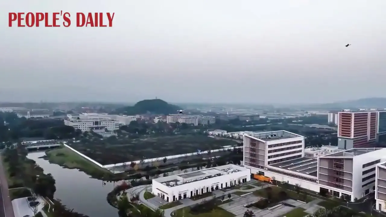 فیلم رکوردشکنی پهپاد هیدروژنی چین