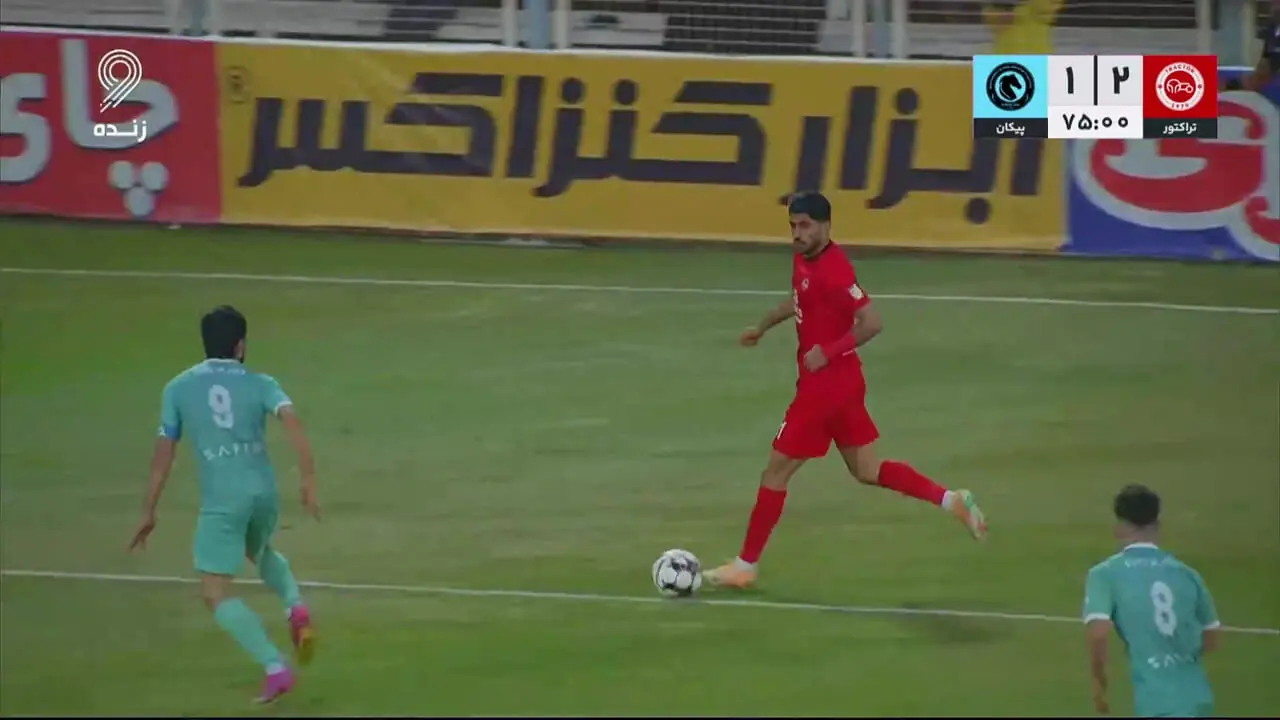 گل دوم تراکتور توسط مهدی هاشم‌نژاد در دقیقه 75 / تراکتور 2 - پیکان 1
