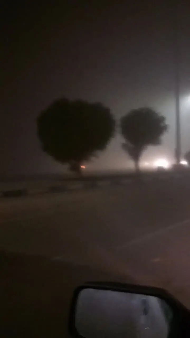 فیلم مه گرفتگی بسیار شدید در دهلران