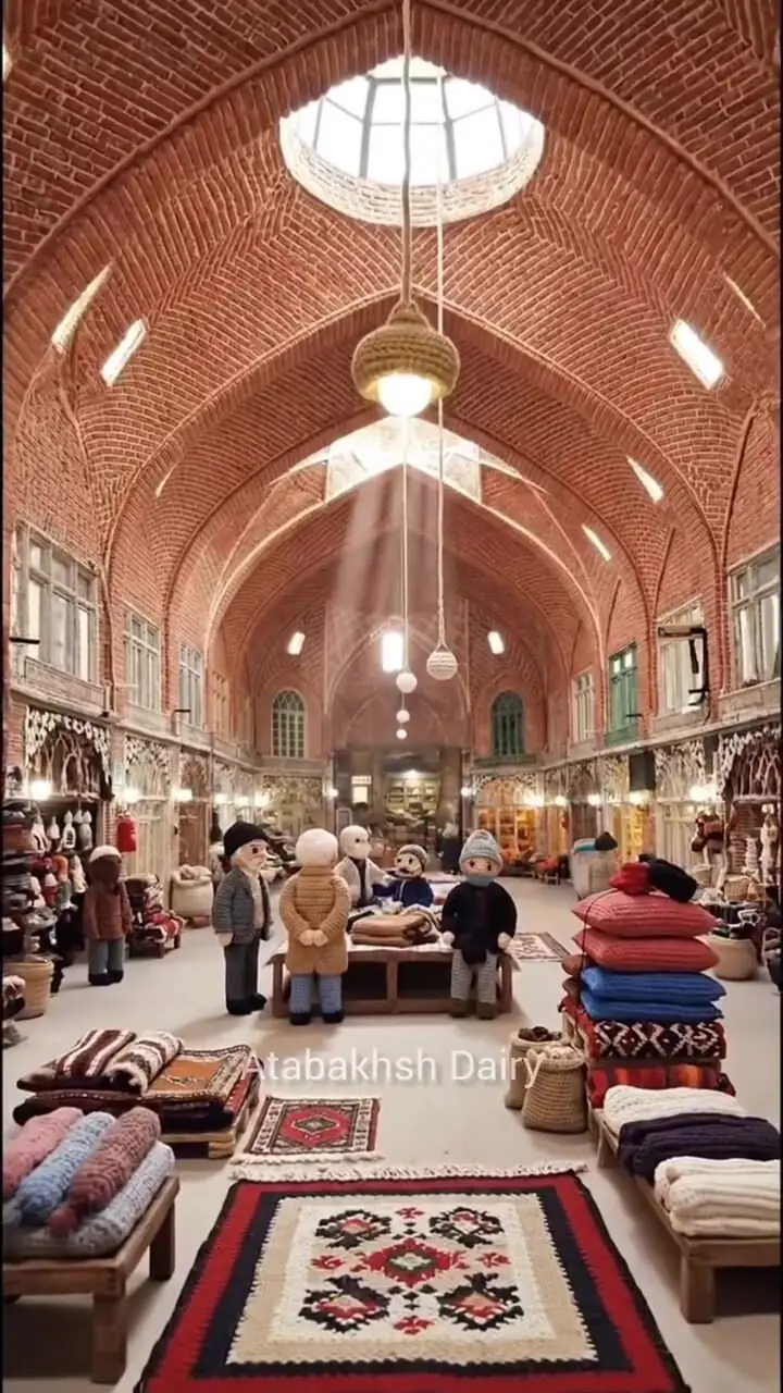 تبریز به سبک دنیای بافتنی از نگاه هوش مصنوعی + فیلم 