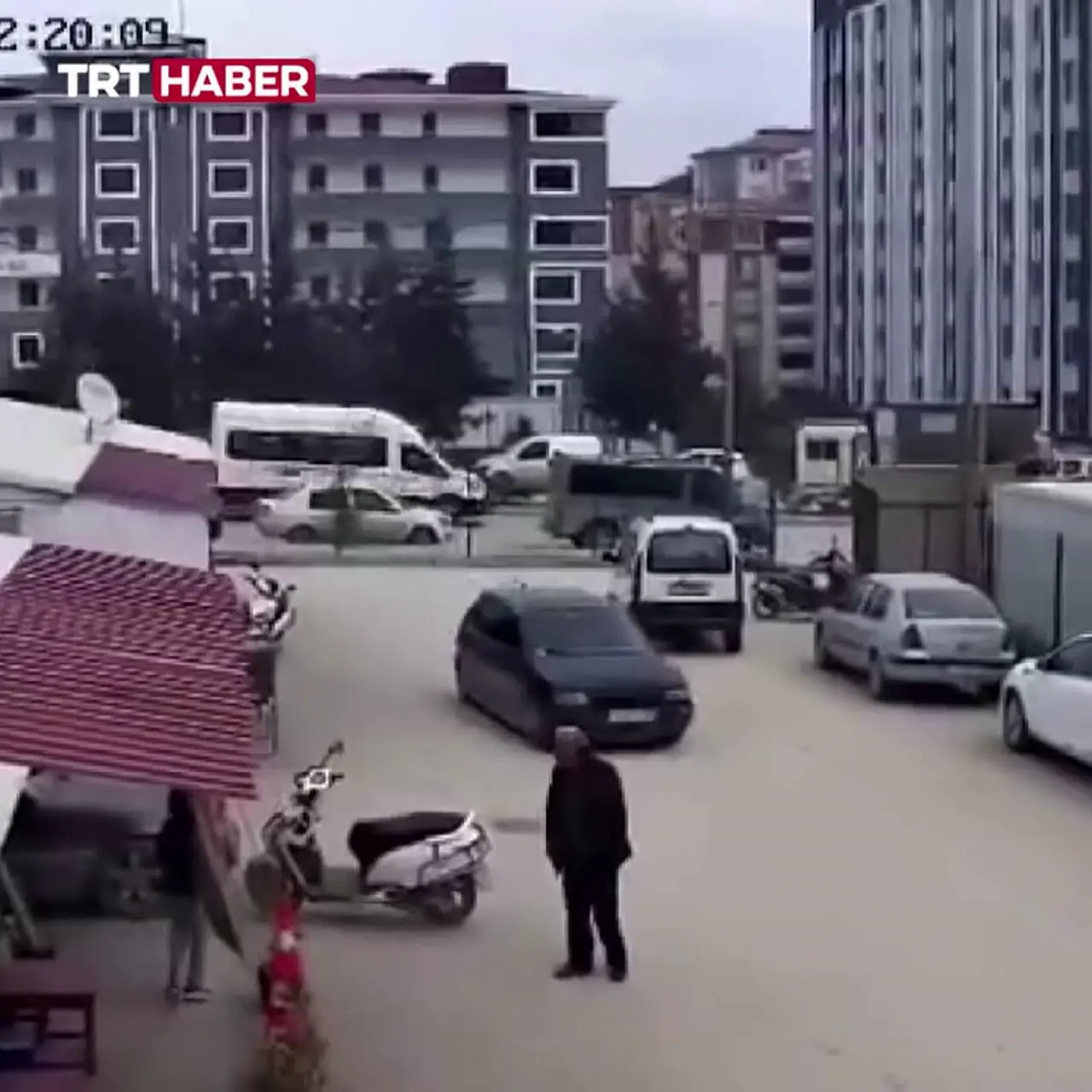 فیلم زمین لرزه خفیف در استان هاتای ترکیه