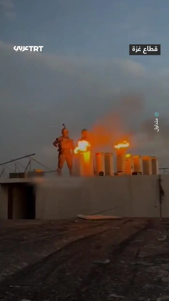 فیلم اقدام تحریک آمیز سربازان اسرائیلی در غزه