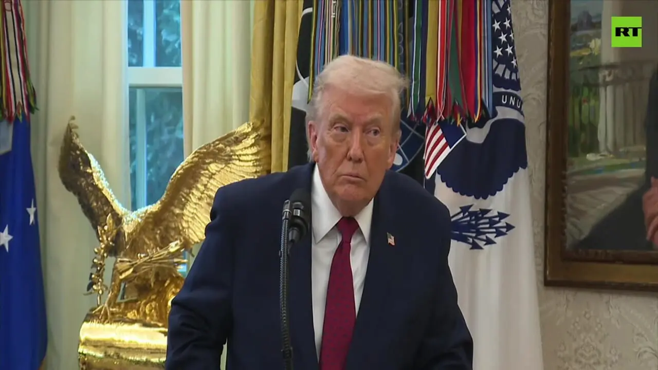 فیلم / ترامپ از نزدیک شدن به پایان جنگ اوکراین می‌گوید