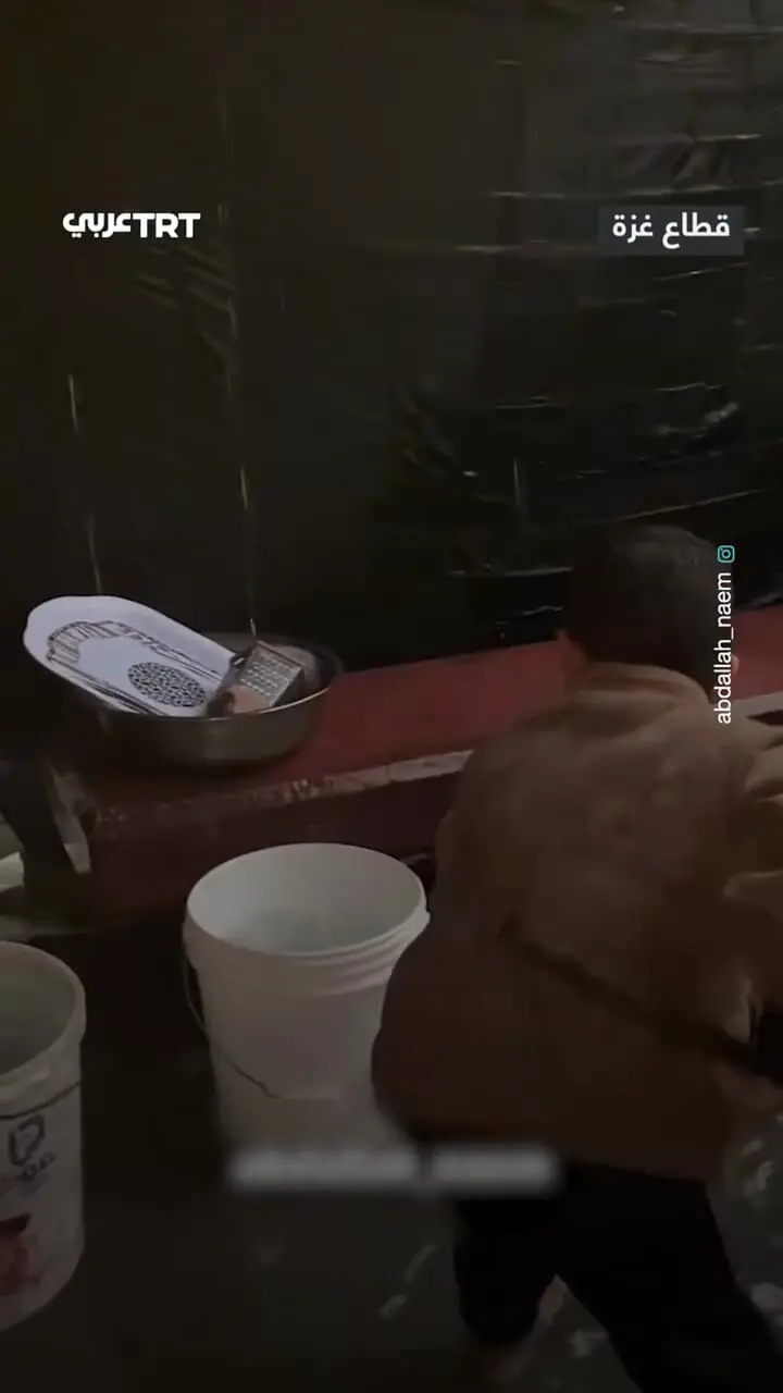 فیلم فریاد کودک غزه ای / ای دنیا ما غرق شدیم