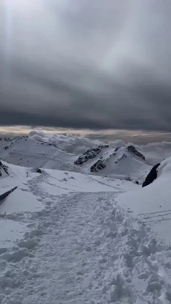 فیلم زیبای توچال پس از بارش برف