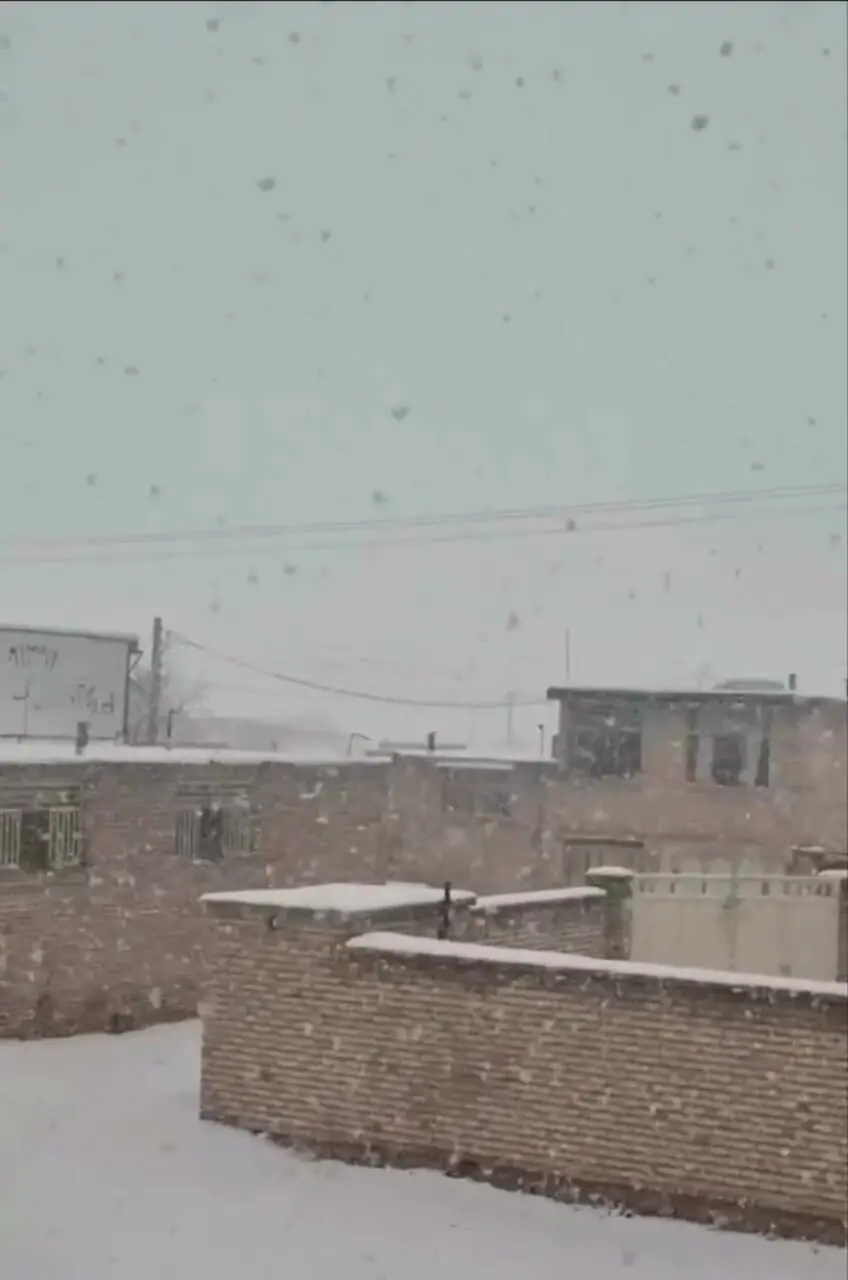 فیلم مناظر زمستانی و برفی بلداجی