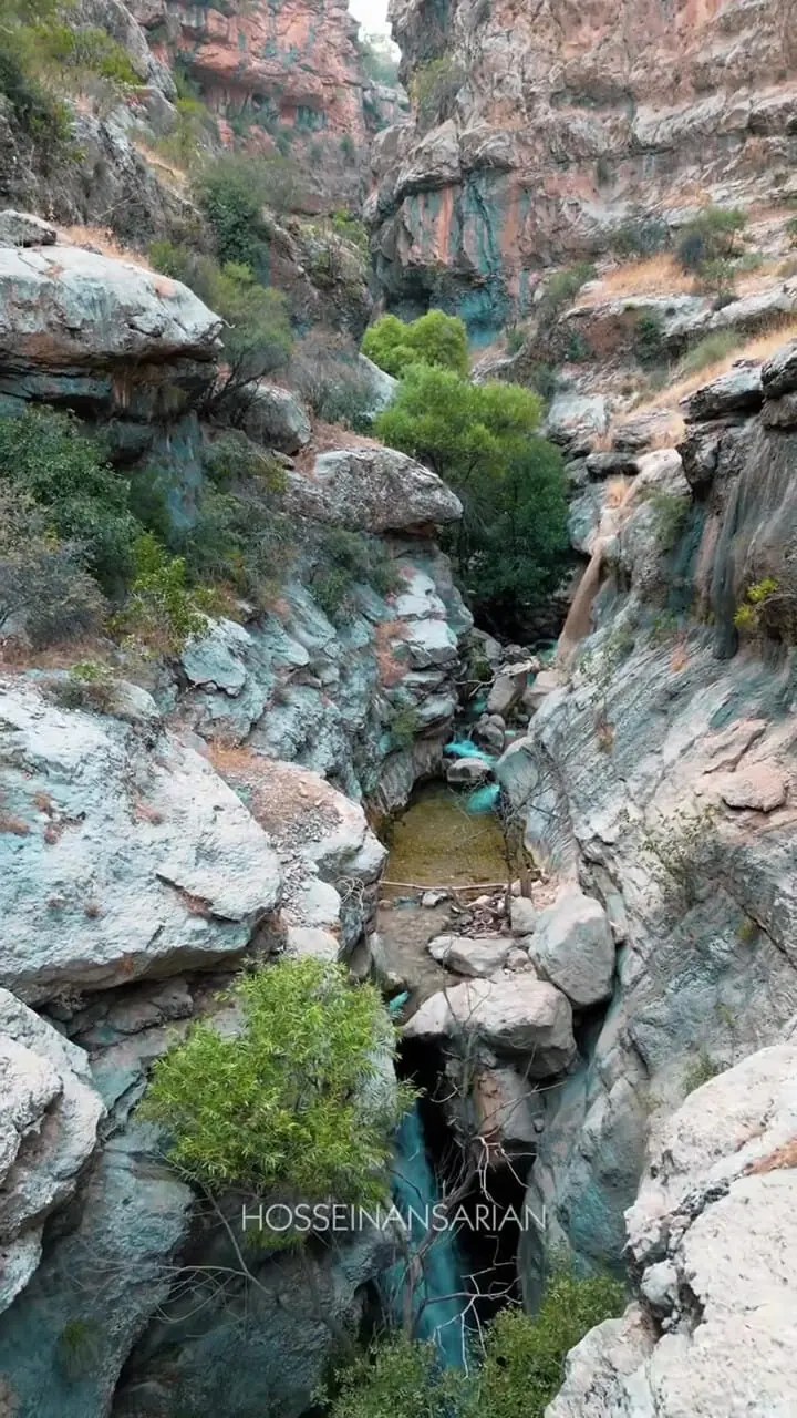 فیلم جریان آب و آواز پرندگان در تنگ تامرادی
