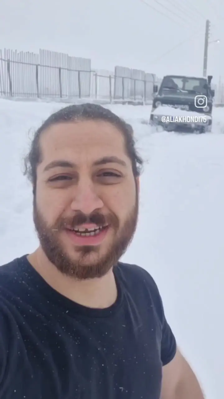 فیلم بارش سنگین برف در سوادکوه مازندران