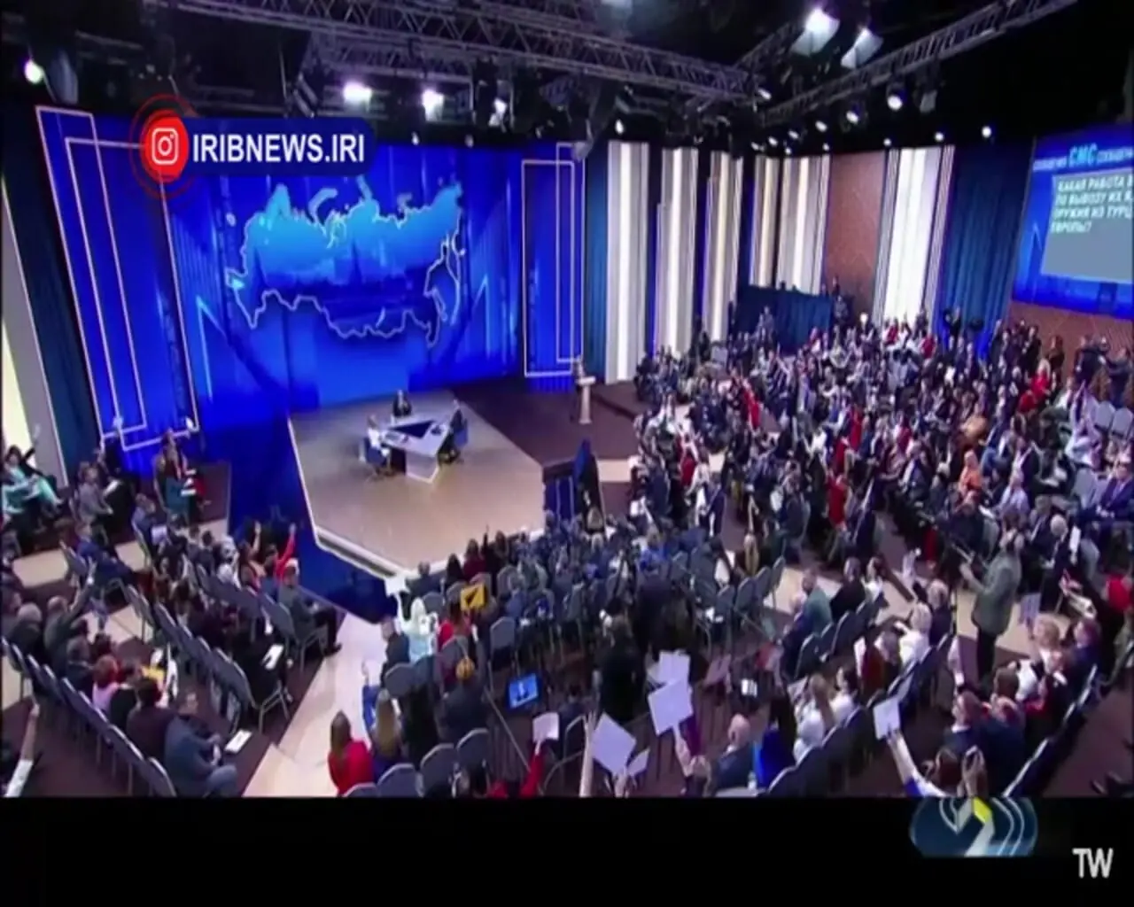 فیلم مراسم خواستگاری در نشست خبری پوتین