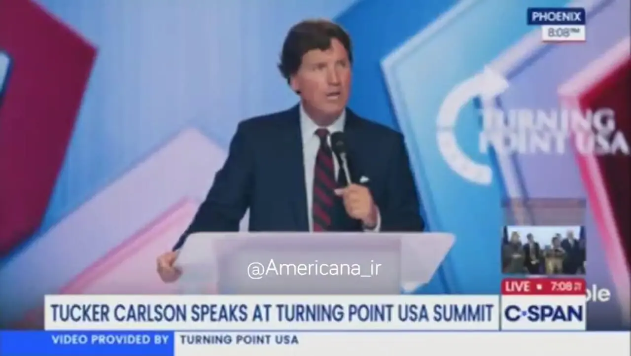 فیلم اظهارات تاکر کارلسون درباره حمله به مسلمانان