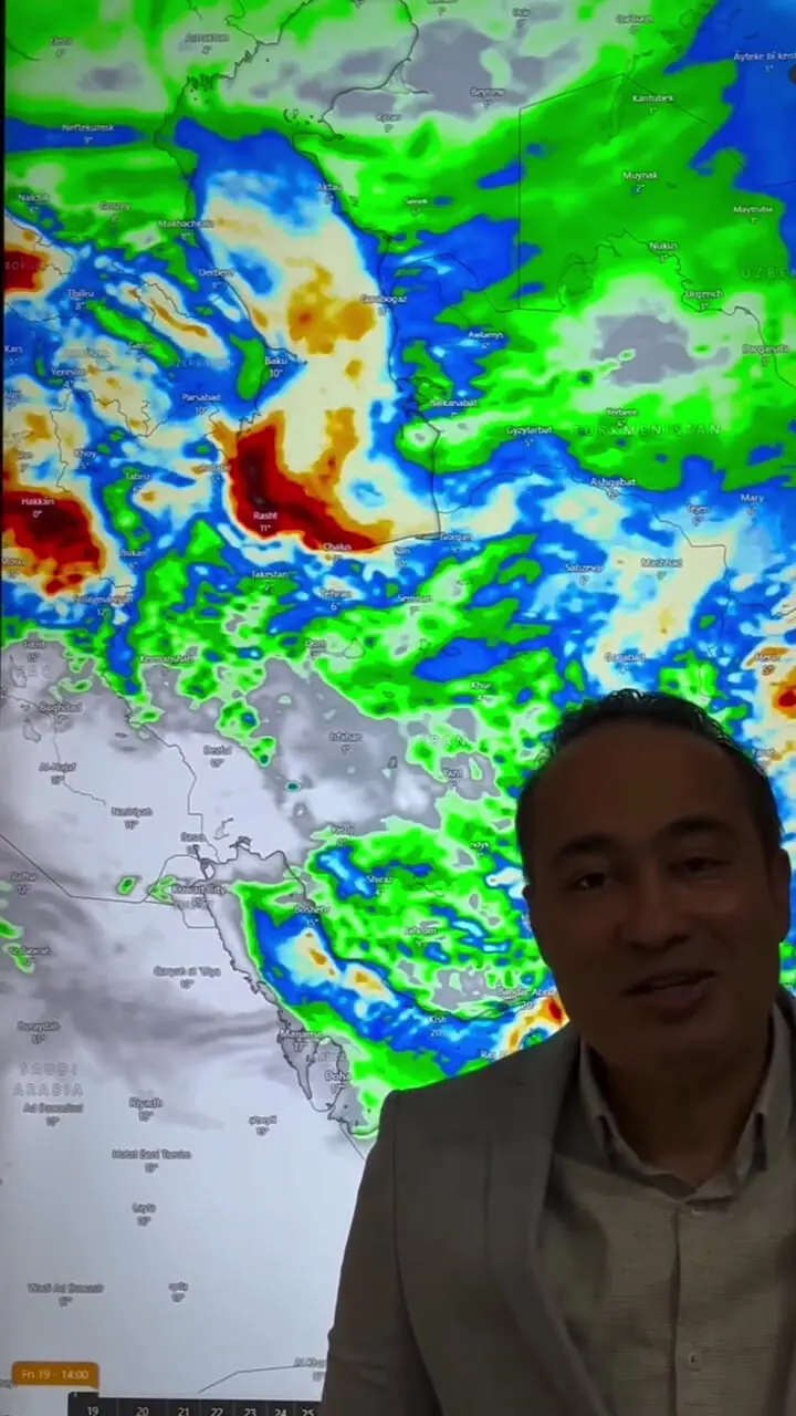 فیلم / زمان دقیق بارش برف و باران در تهران و کرج اعلام شد / منتظر این روزها باشید ...