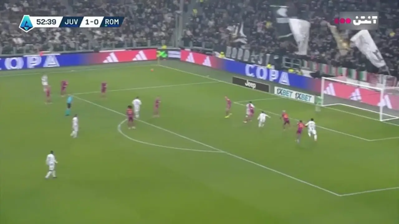 خلاصه بازی یوونتوس 2 - آاس رم 1