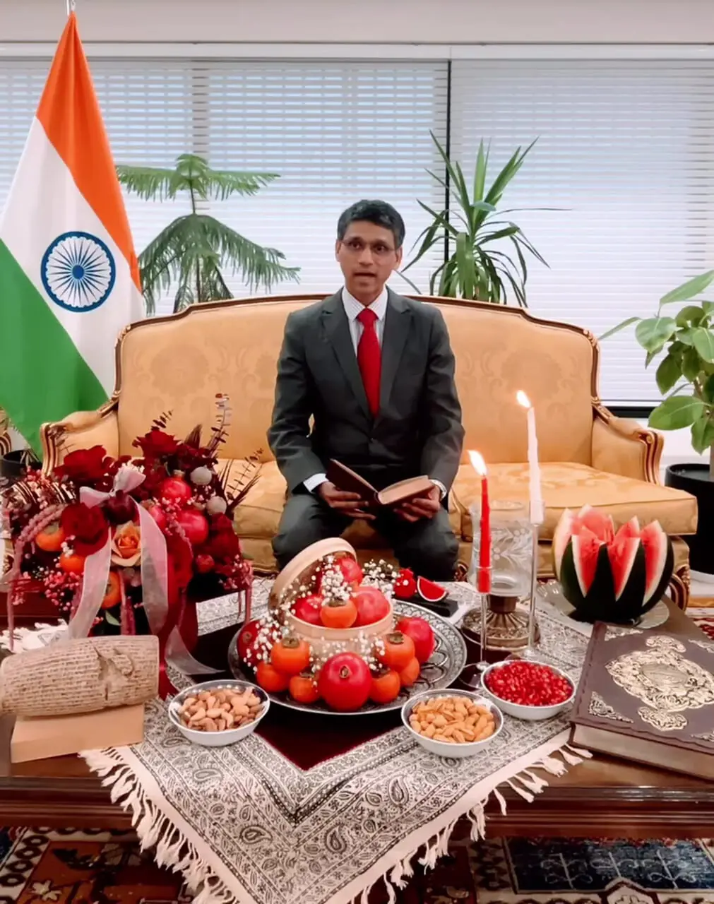 فیلم تبریک شب یلدا از سوی سفارت هند در تهران