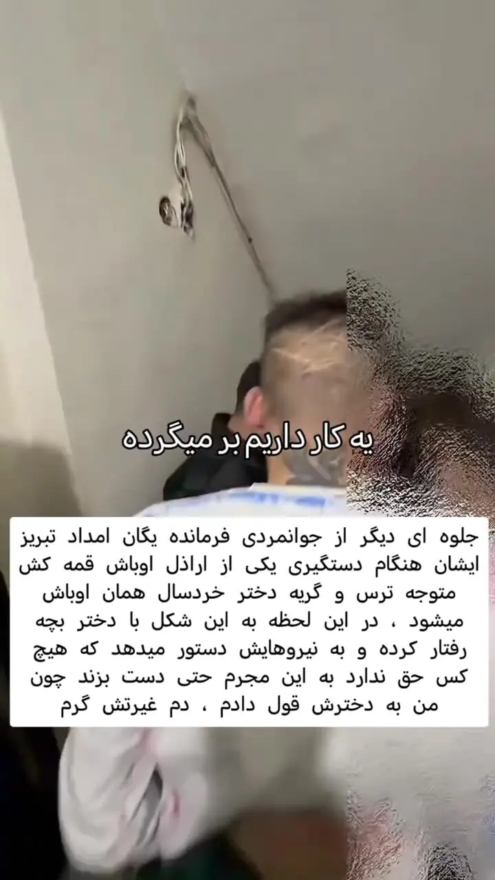 فیلم دستور عجیب فرمانده پلیس در لحظه دستگیری اراذل مسلح / باهاش کاری ندارم ...