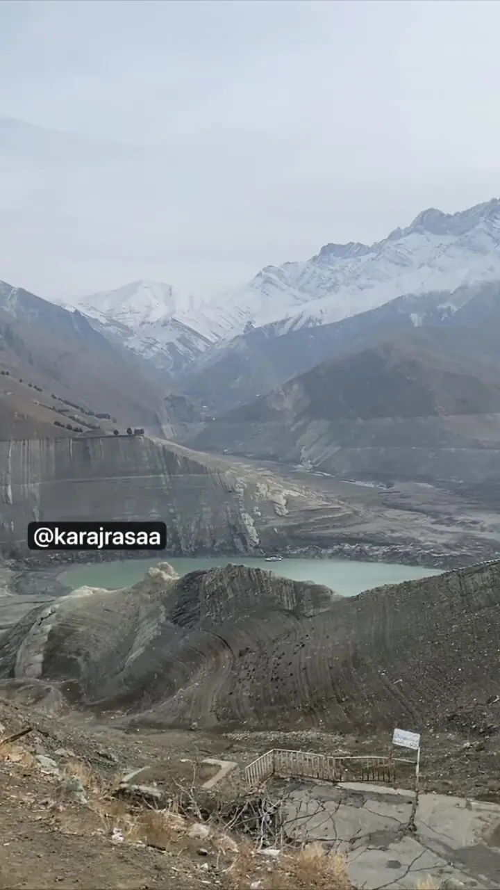 فیلم / نمای جدید از سد کرج بعد از بارندگی ها / چه تصوری دارید پر آبه یا ...
