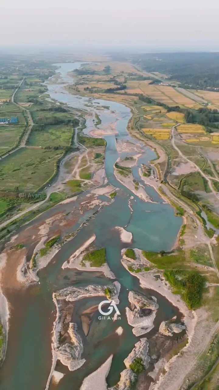 فیلم مناظر دیدنی سفیدرود از بالا