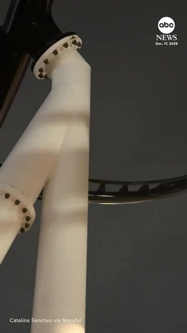 فیلم نقص فنی ترن هوایی در ارتفاع ۴۰ متری