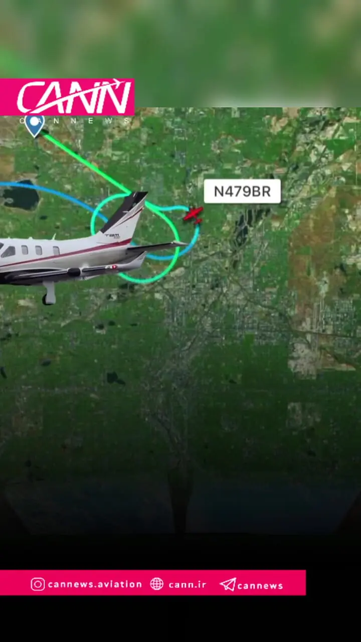 فیلم / فرود موفق هواپیمای بیچ کرافت با سیستم Emergency Autoland