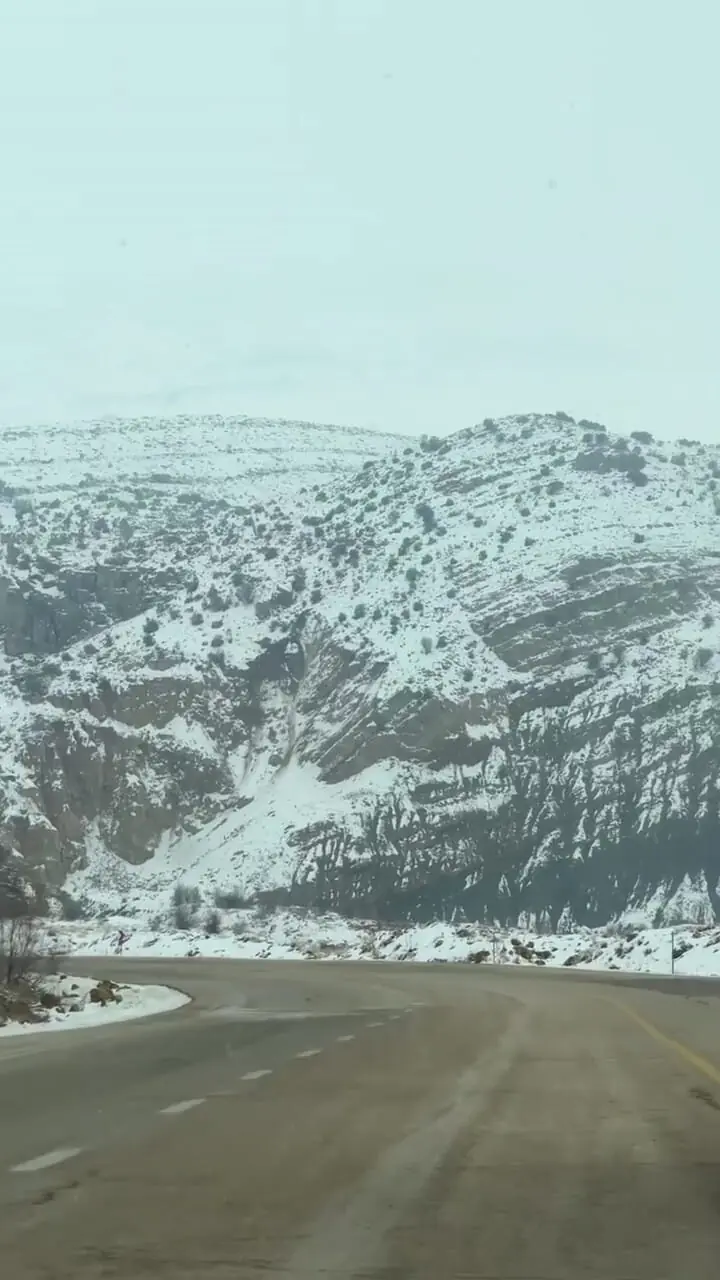 فیلم زیبایی زمستانی مسیر یاسوج به شیراز