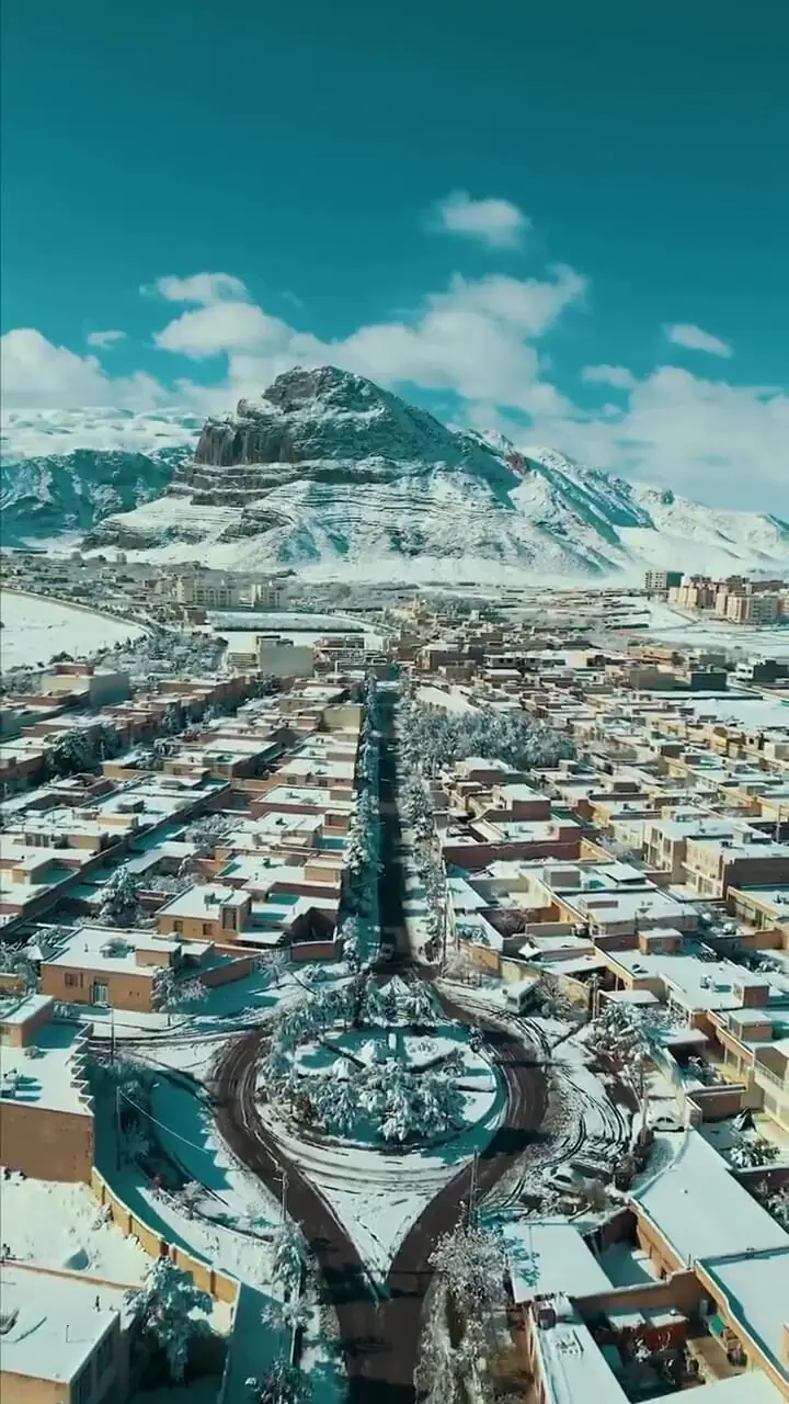 زیبایی تفت یزد / جادوی سفیدپوشی شهر + فیلم