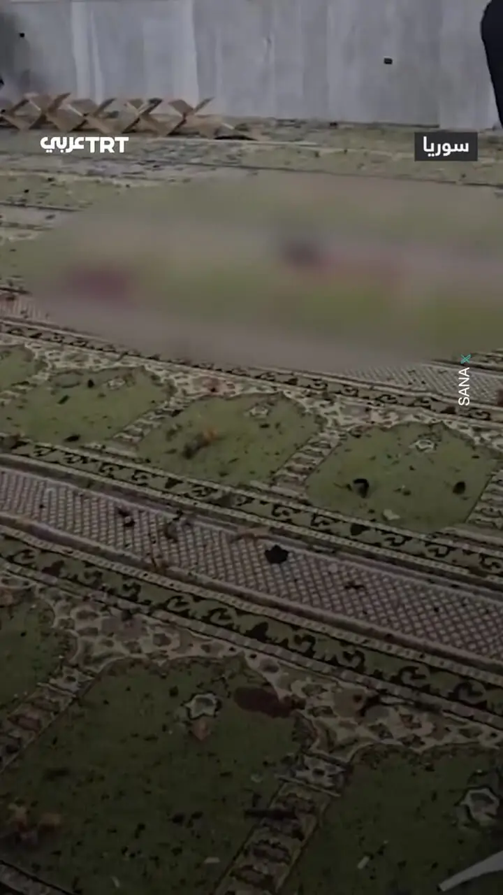 فیلم شهادت و زخمی شدن در انفجار مسجد