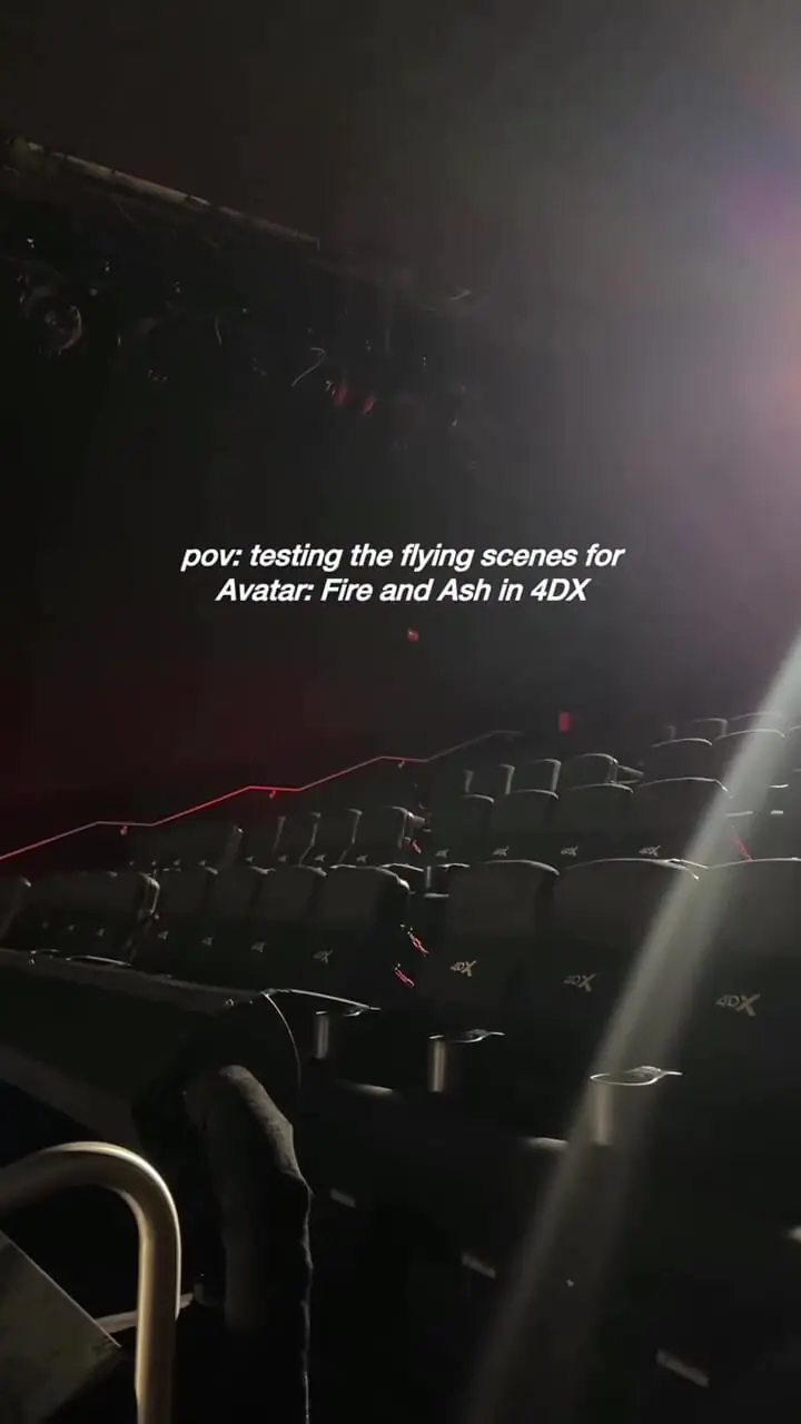 تست صحنه‌های پرواز فیلم Avatar: Fire & Ash برای اکران در قالب 4DX + فیلم